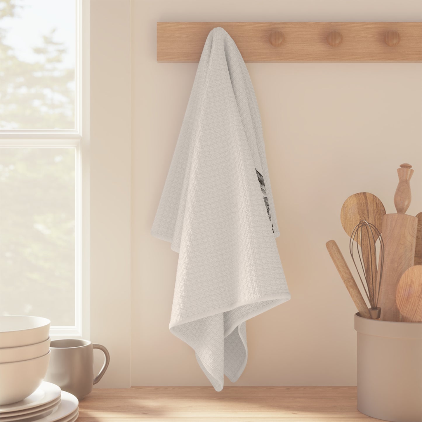 Tea Towel – “I’m Not As Mean As I Would Like To Be” Vintage Tea Party Dish Towel