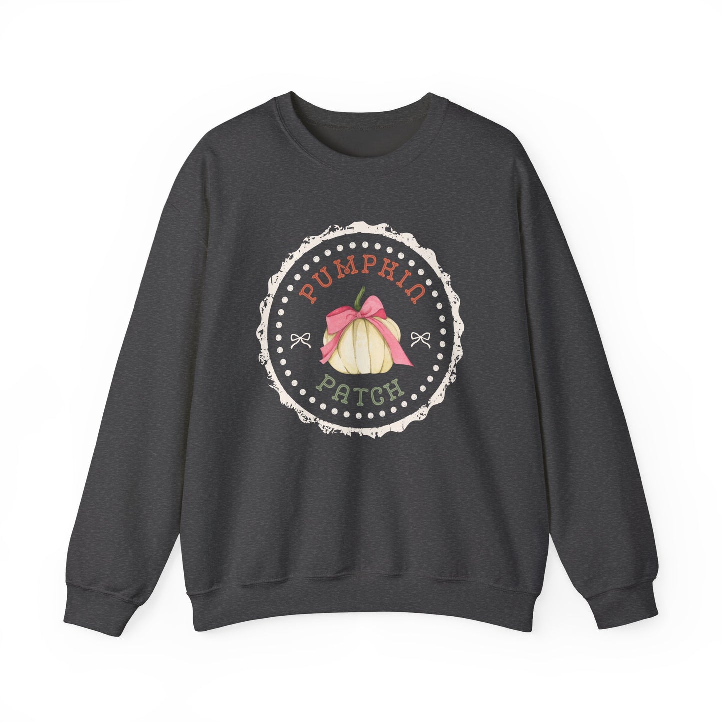 Pumpkin Patch Crewneck Sweatshirt — Fall Pumpkin Graphic Pullover