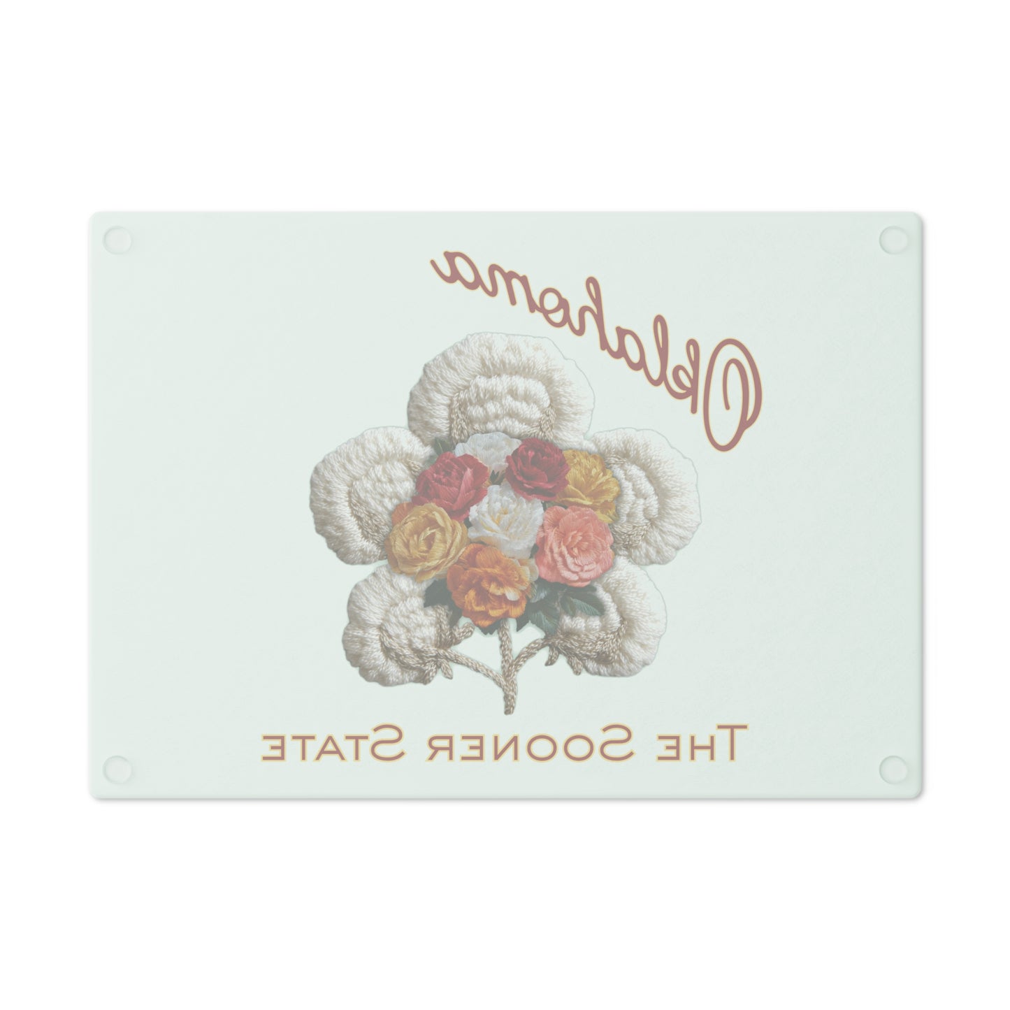 Oklahoma Floral Cutting Board – The Sooner State Decorative Chopping Board