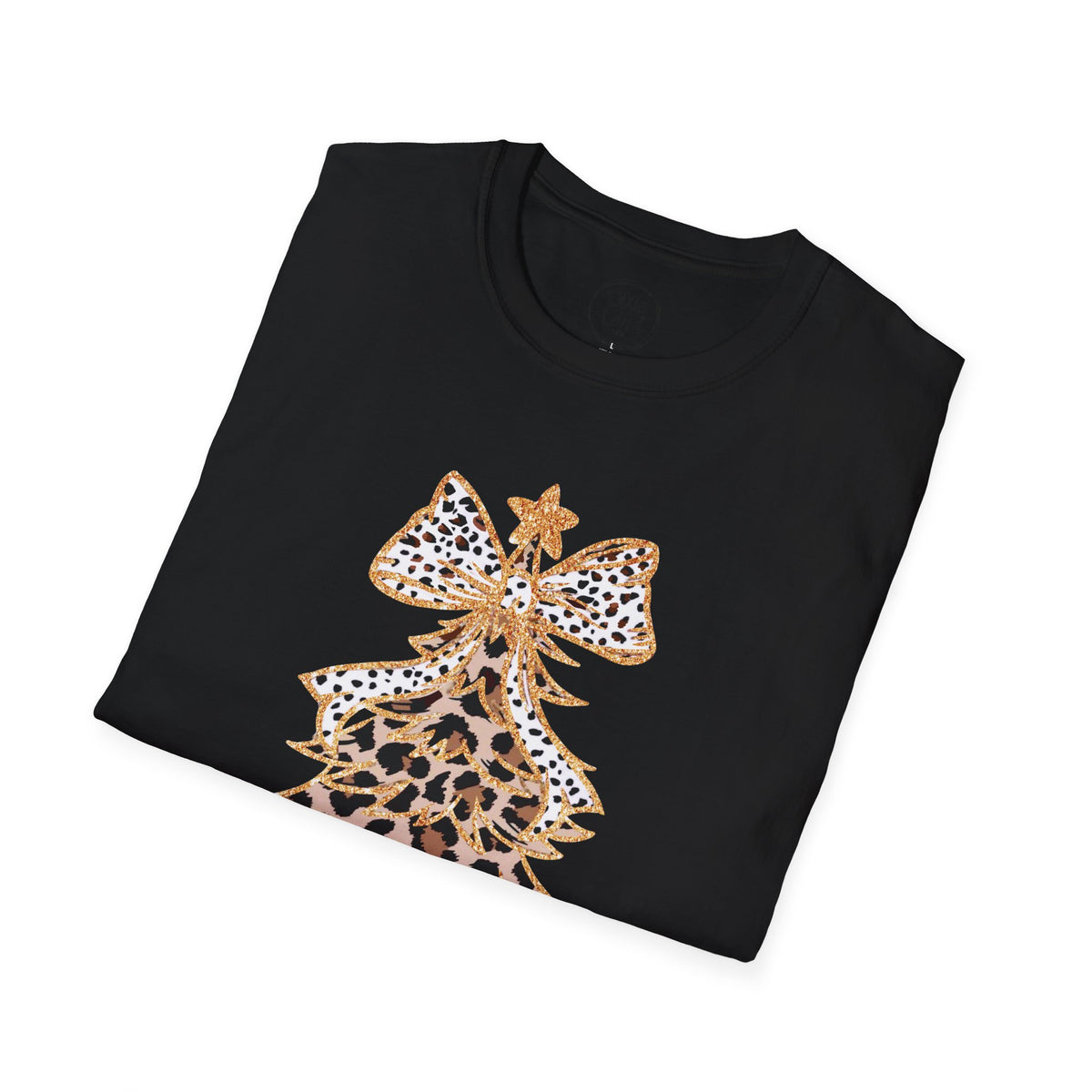 Leopard Print Christmas Tree T-Shirt