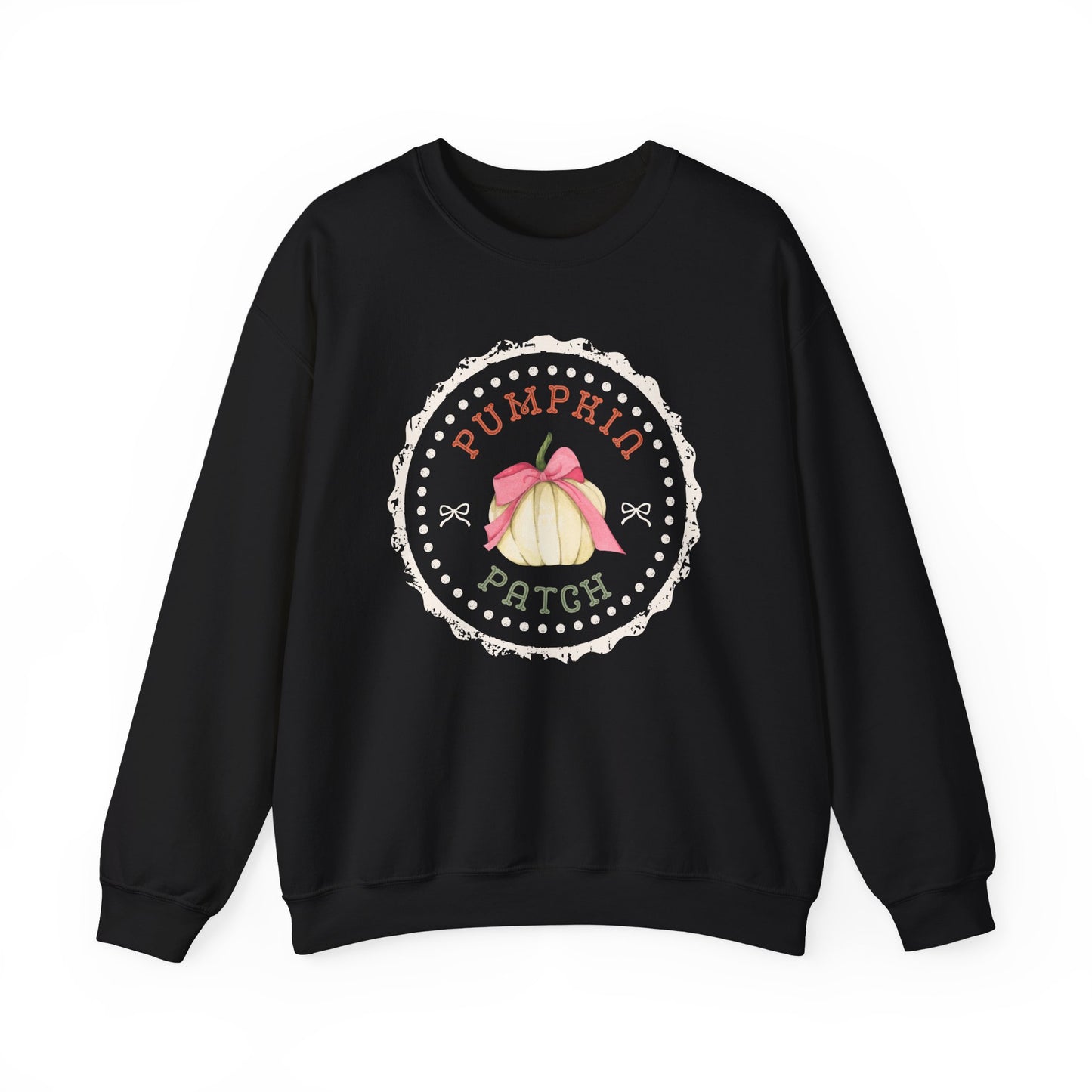 Pumpkin Patch Crewneck Sweatshirt — Fall Pumpkin Graphic Pullover
