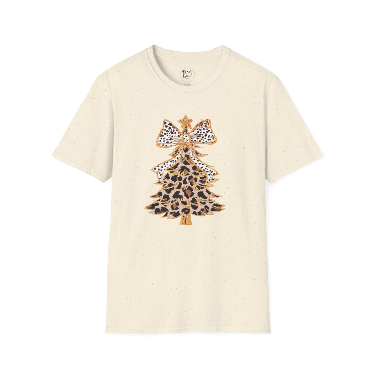 Leopard Print Christmas Tree T-Shirt