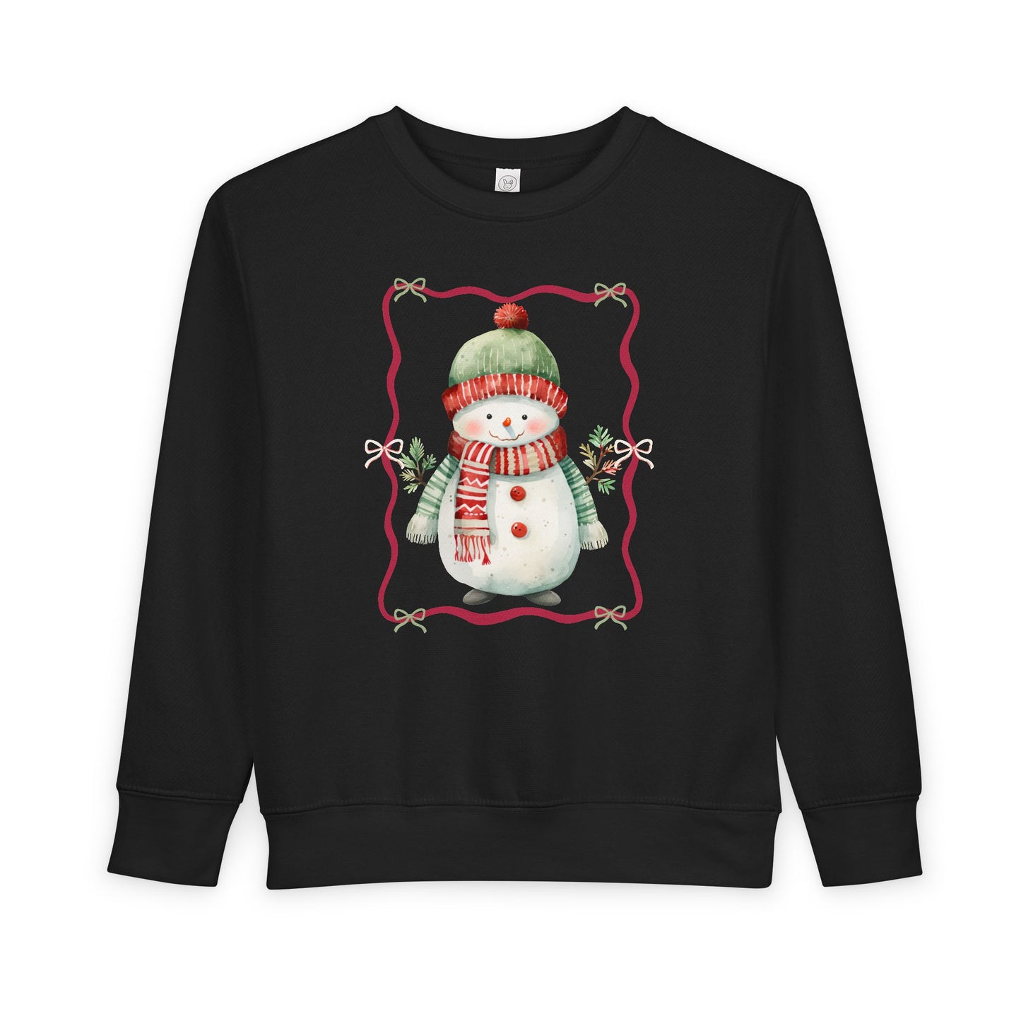 Toddler Snowman Sweatshirt — Cute Winter Holiday Kids Pullover