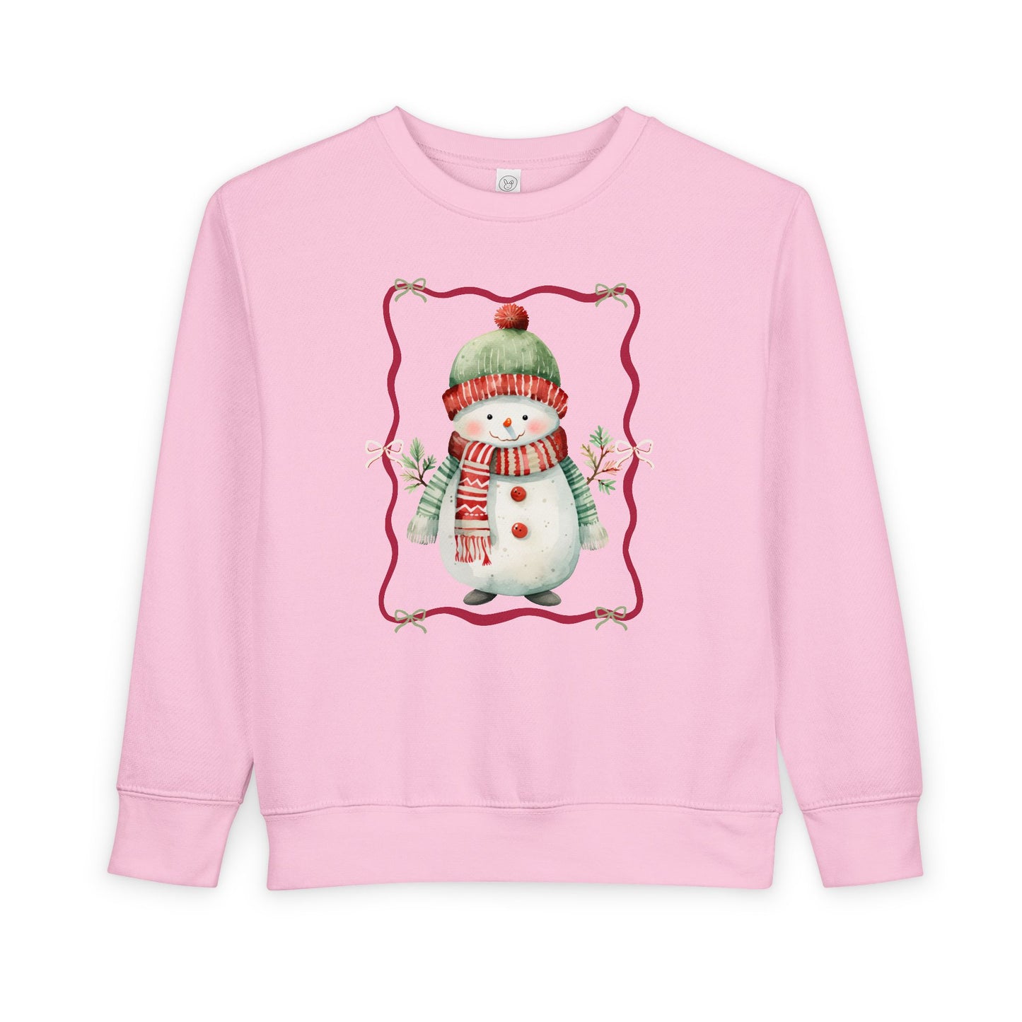 Toddler Snowman Sweatshirt — Cute Winter Holiday Kids Pullover