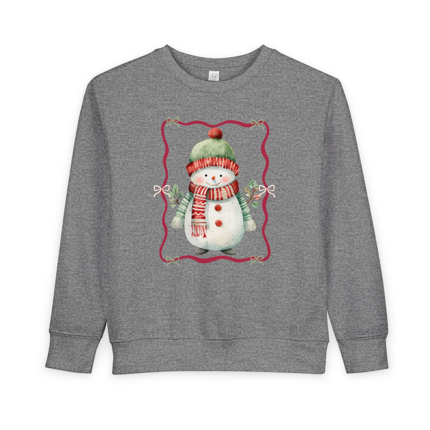 Toddler Snowman Sweatshirt — Cute Winter Holiday Kids Pullover