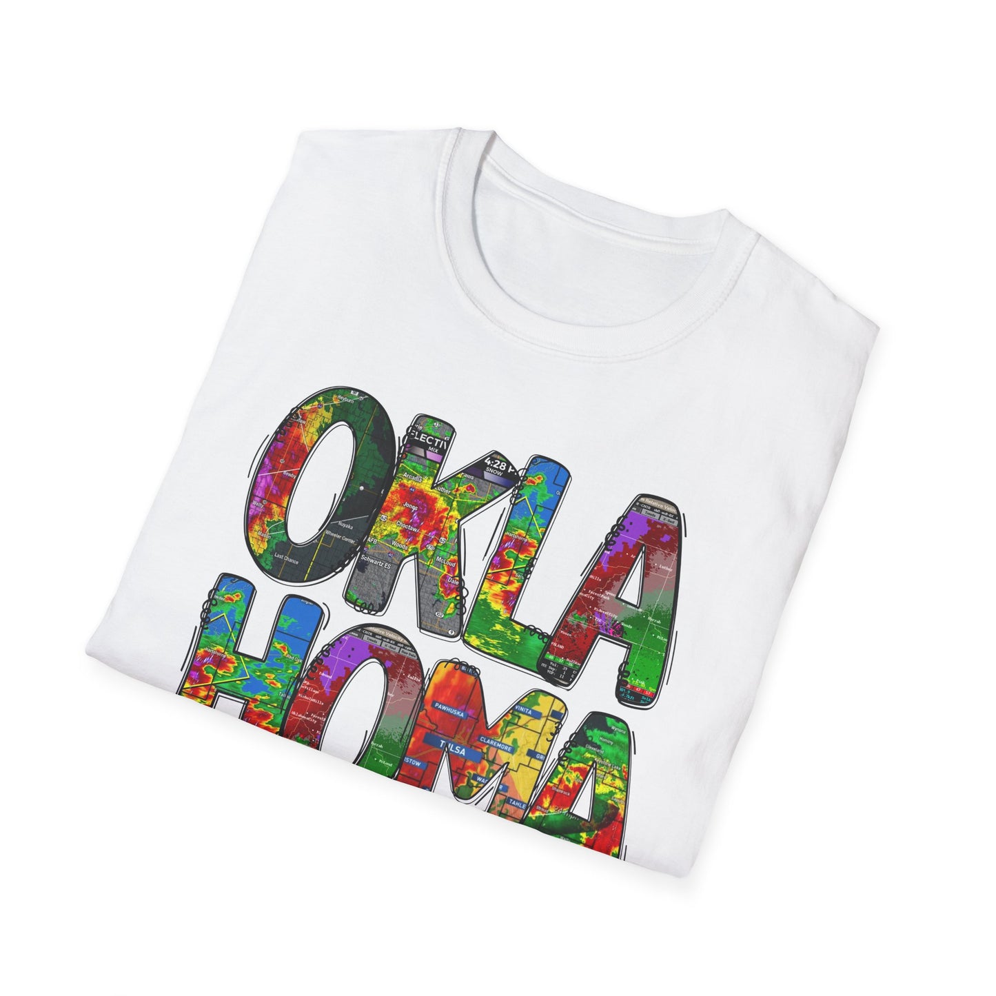 Oklahoma Weather Unisex T-Shirt, Boho Chic Apparel, Perfect for Gifts, Summer Festivals, Proud Souvenir, State Pride Clothing