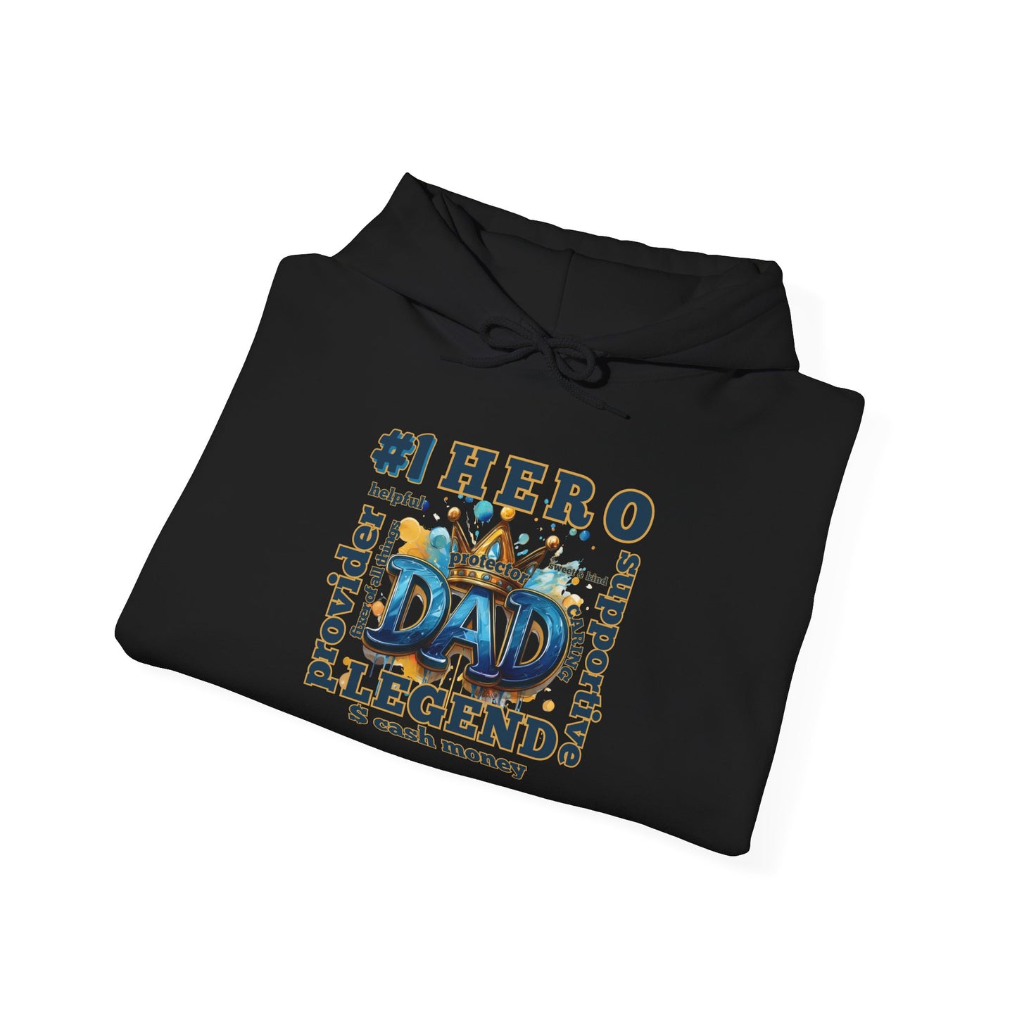 Dad Legend Hoodie — #1 Hero Proud Dad Pullover (Father's Day Gift)