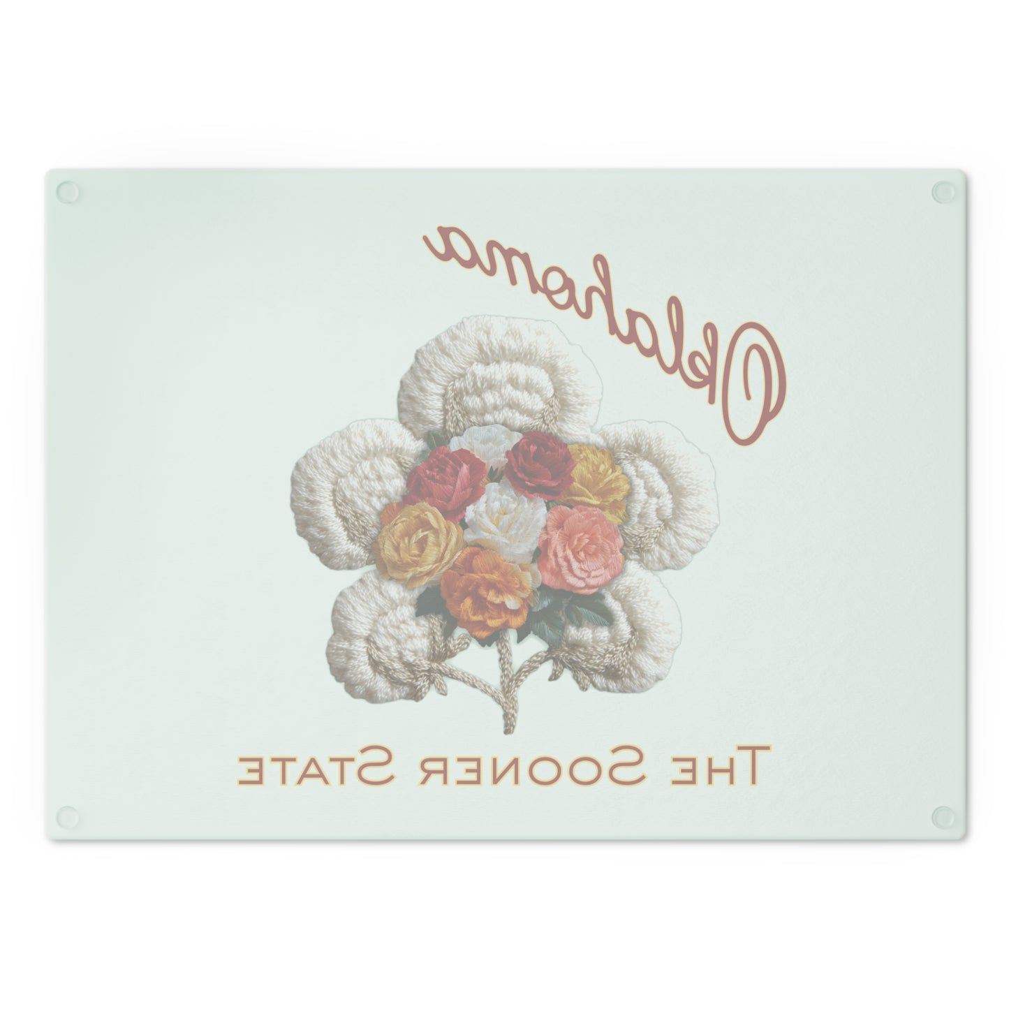 Oklahoma Floral Cutting Board – The Sooner State Decorative Chopping Board