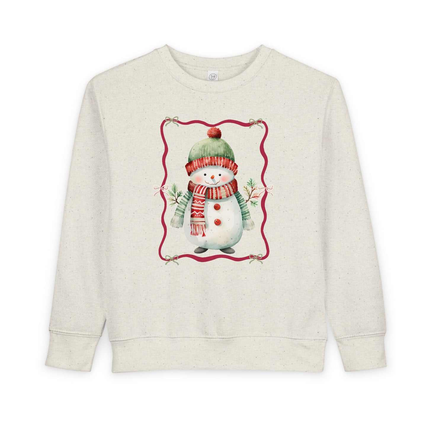 Toddler Snowman Sweatshirt — Cute Winter Holiday Kids Pullover