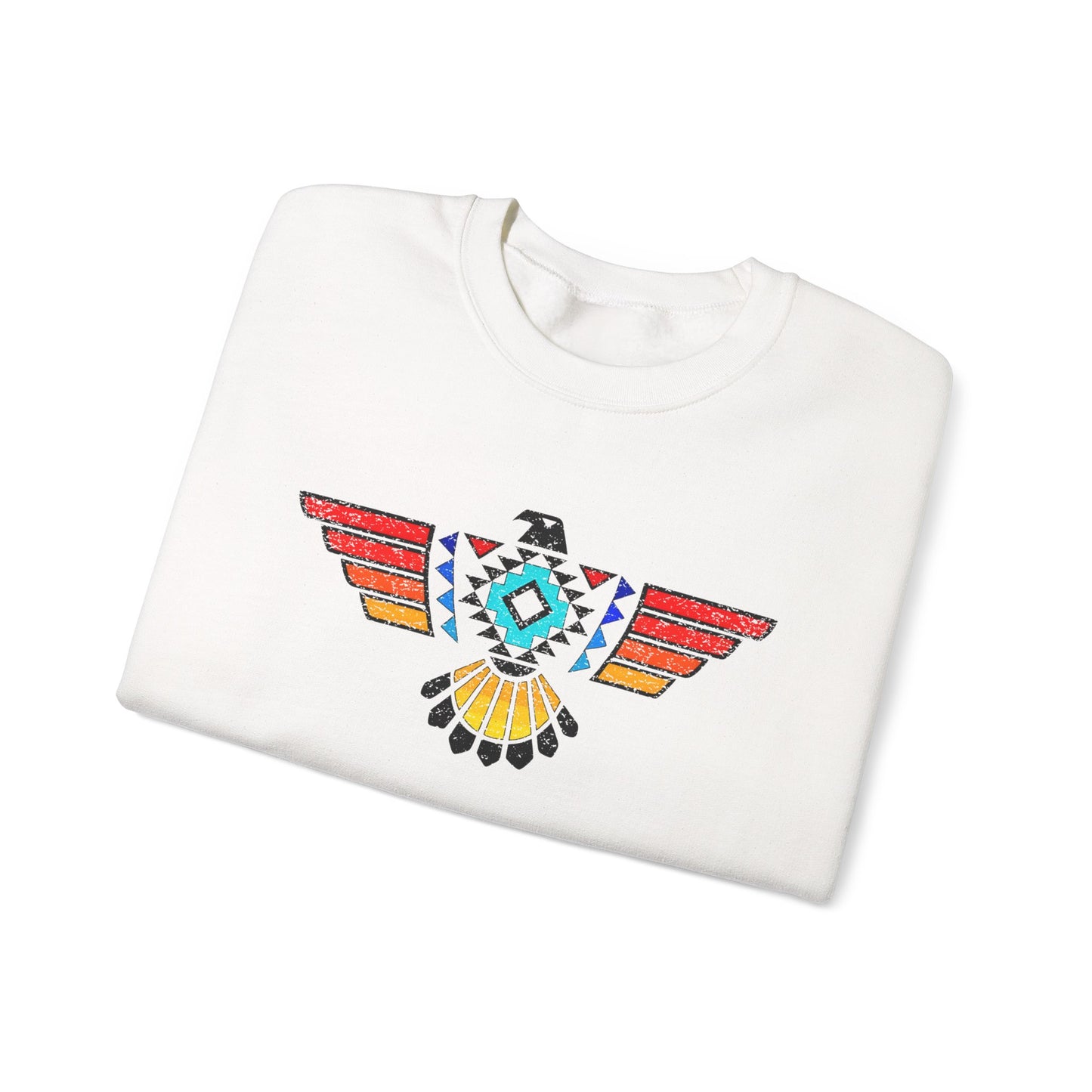 Native-Inspired Thunderbird Crewneck Sweatshirt