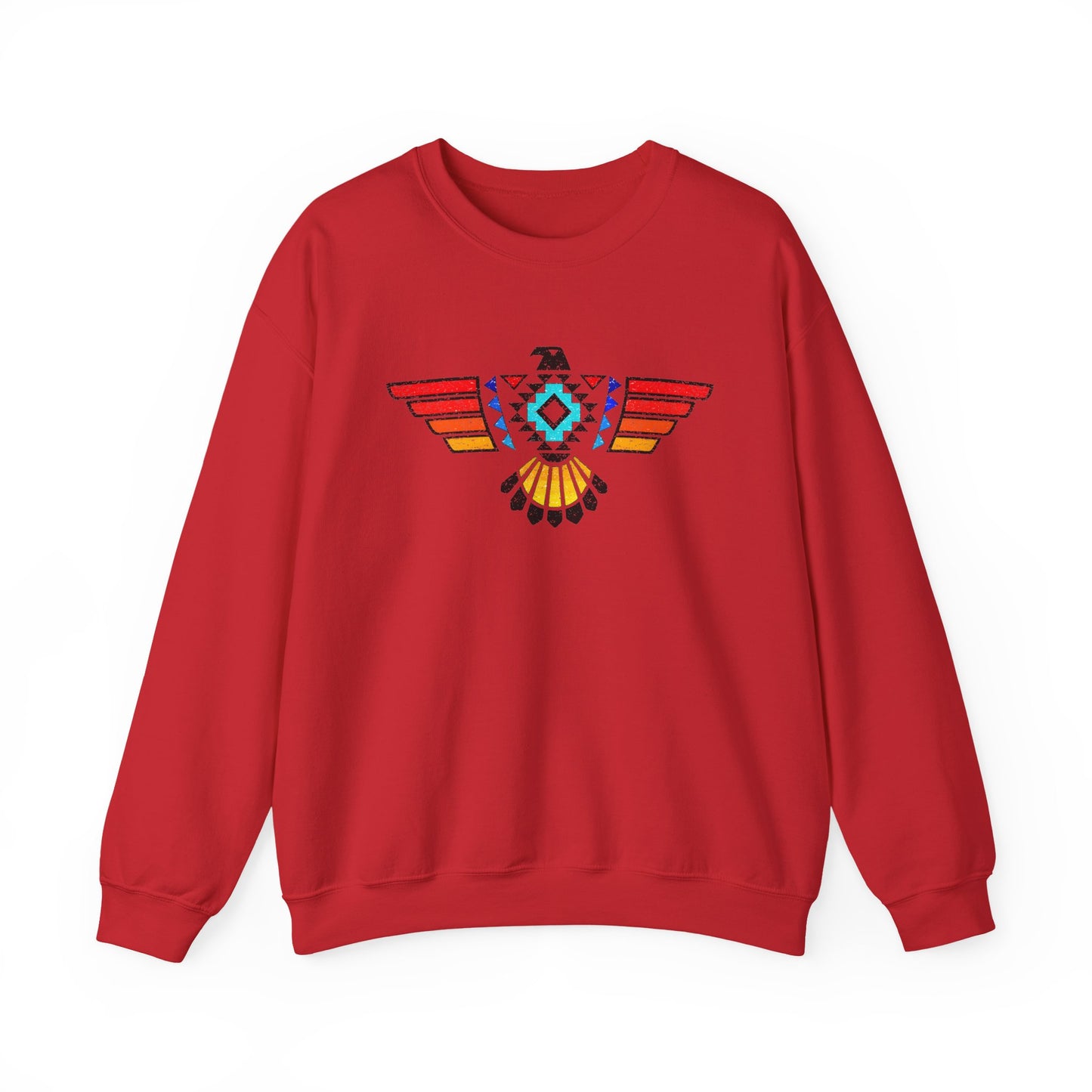 Native-Inspired Thunderbird Crewneck Sweatshirt