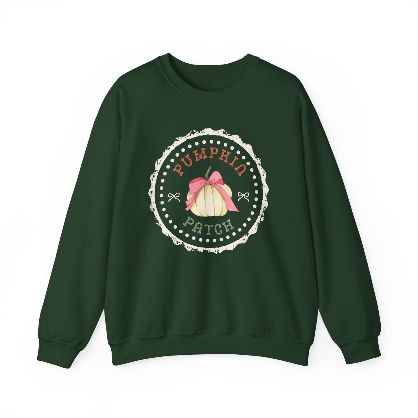 Pumpkin Patch Crewneck Sweatshirt — Fall Pumpkin Graphic Pullover