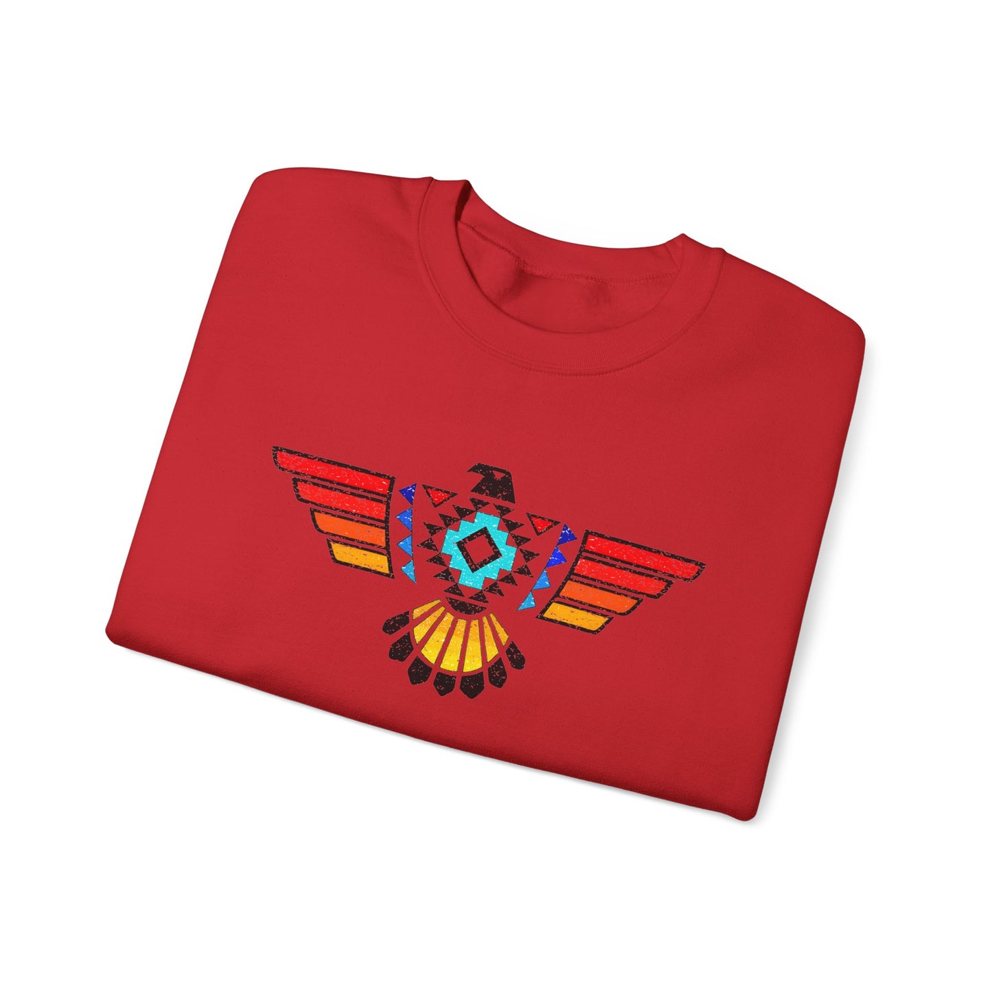Native-Inspired Thunderbird Crewneck Sweatshirt