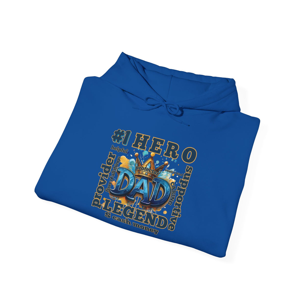 Dad Legend Hoodie — #1 Hero Proud Dad Pullover (Father's Day Gift)