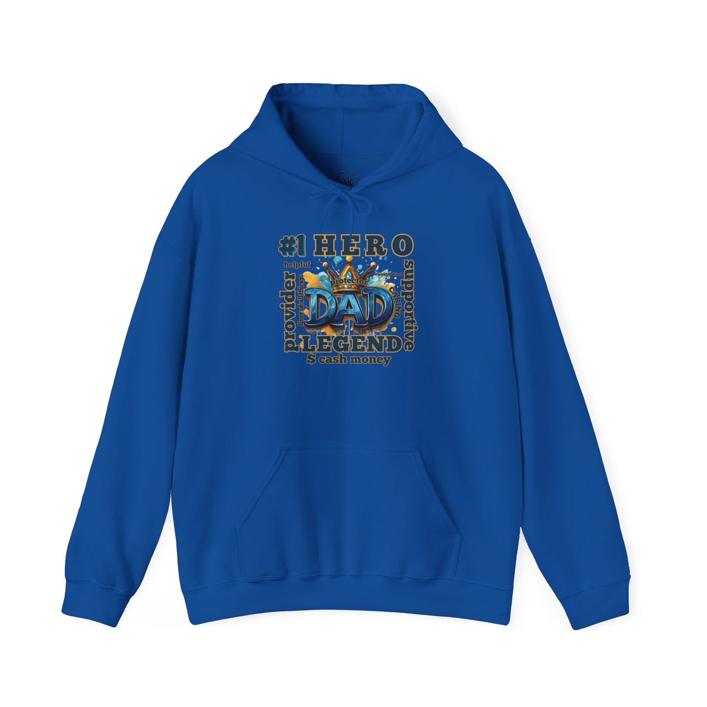 Dad Legend Hoodie — #1 Hero Proud Dad Pullover (Father's Day Gift)
