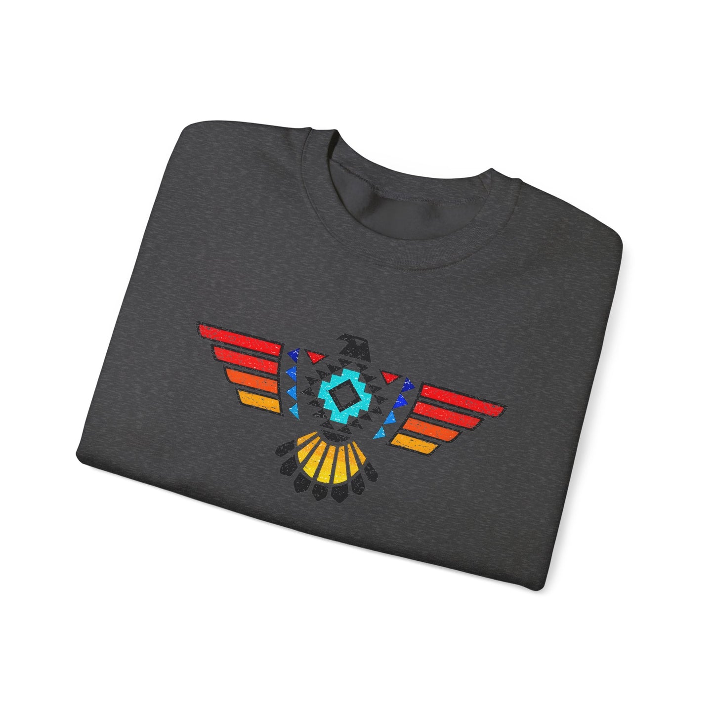 Native-Inspired Thunderbird Crewneck Sweatshirt
