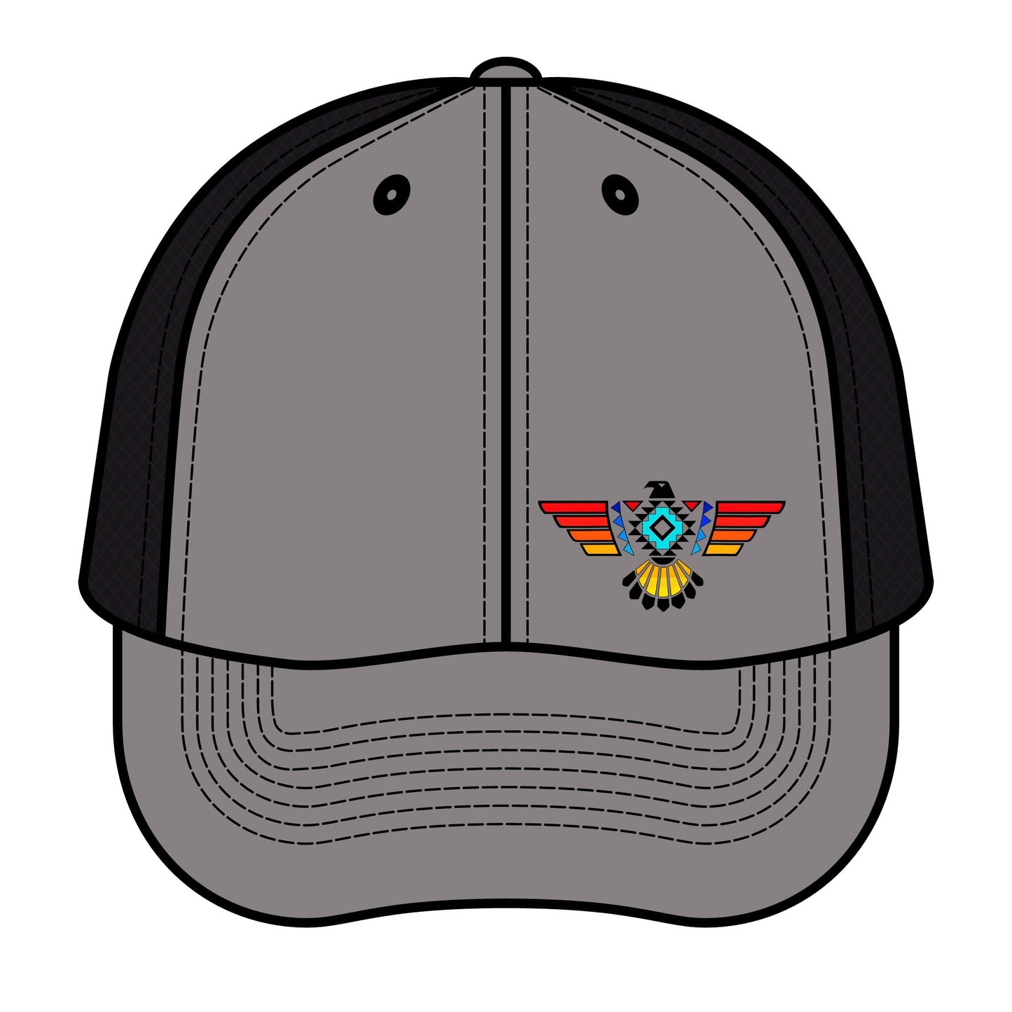 Retro Southwestern Eagle Trucker Hat