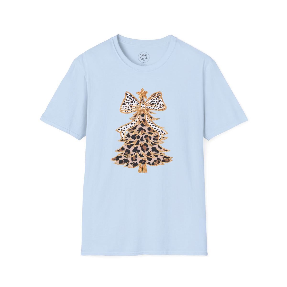 Leopard Print Christmas Tree T-Shirt