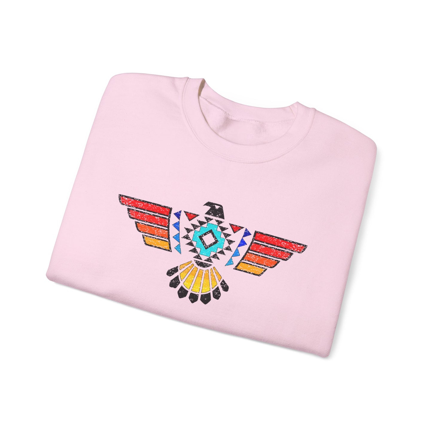 Native-Inspired Thunderbird Crewneck Sweatshirt