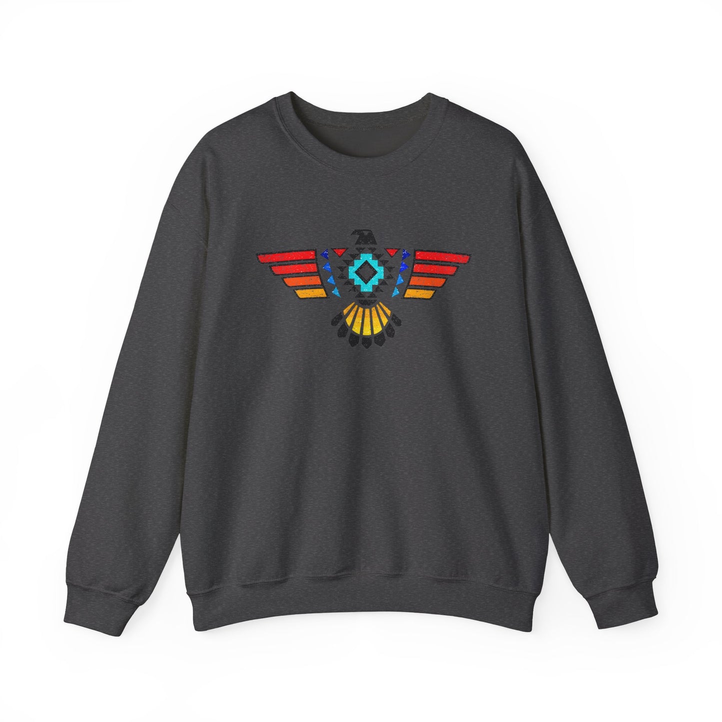 Native-Inspired Thunderbird Crewneck Sweatshirt