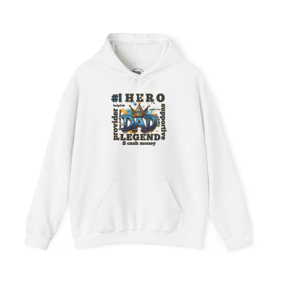 Dad Legend Hoodie — #1 Hero Proud Dad Pullover (Father's Day Gift)
