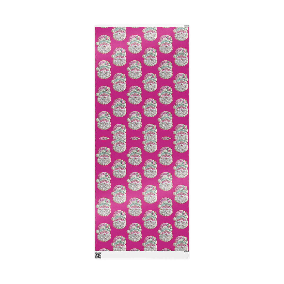 Vintage Santa Gift Wrap — Pink Holiday Wrapping Paper Roll