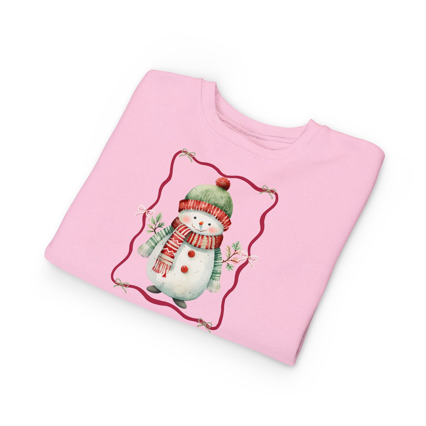 Toddler Snowman Sweatshirt — Cute Winter Holiday Kids Pullover