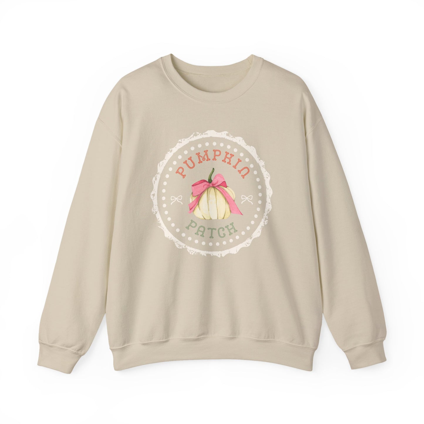Pumpkin Patch Crewneck Sweatshirt — Fall Pumpkin Graphic Pullover