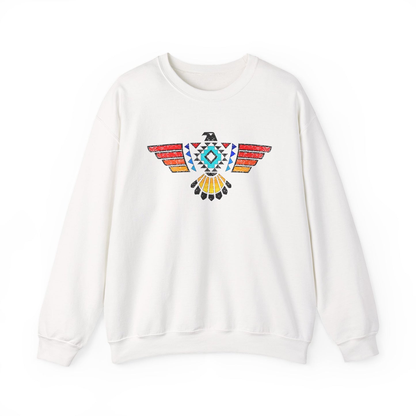 Native-Inspired Thunderbird Crewneck Sweatshirt