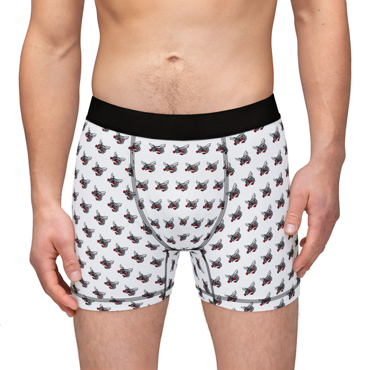 Men's Boxer Briefs — All-Over Print Hilldale Hornet Pattern