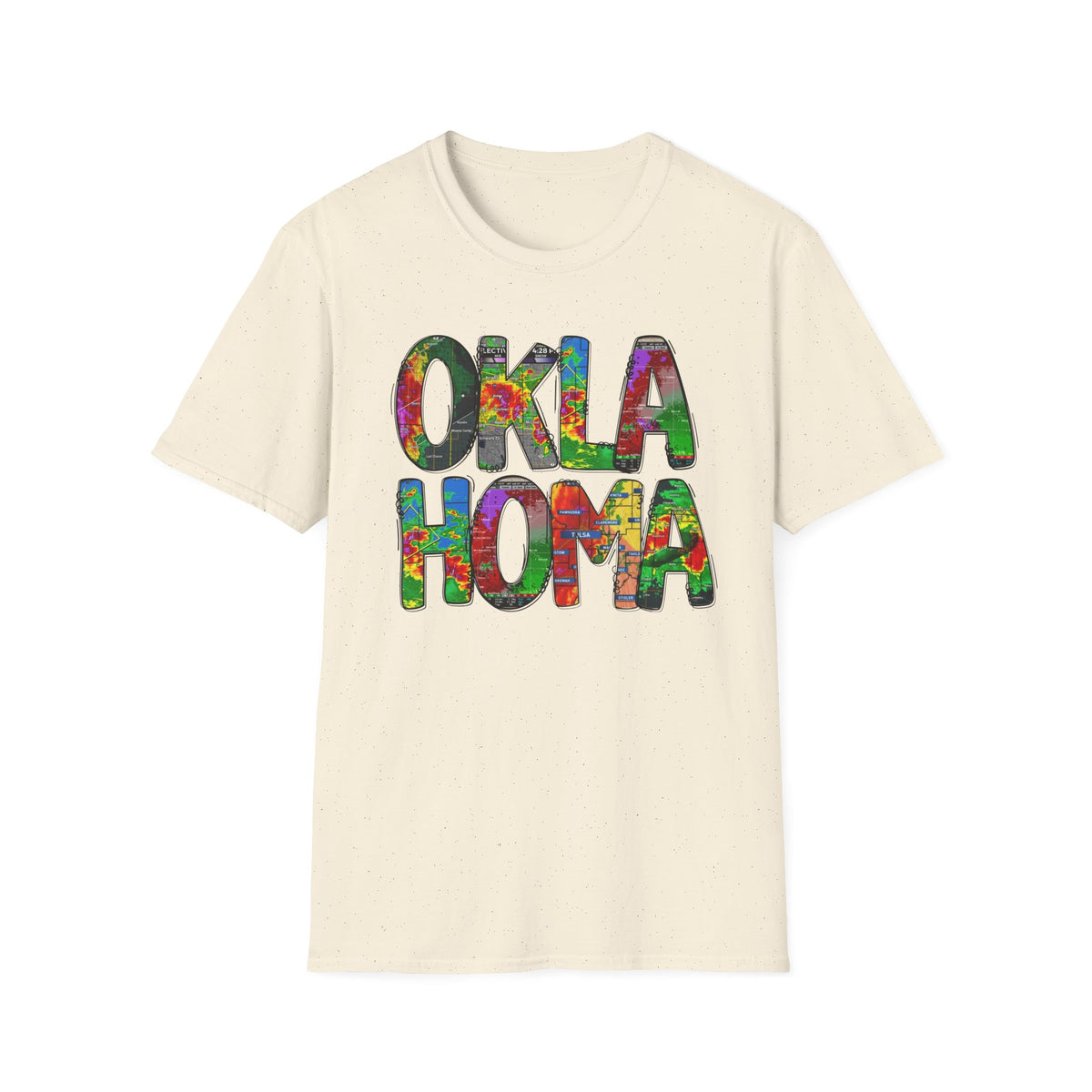 Oklahoma Weather Unisex T-Shirt, Boho Chic Apparel, Perfect for Gifts, Summer Festivals, Proud Souvenir, State Pride Clothing