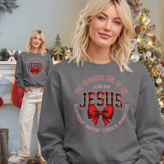 ♥️The Greatest Gift of All – JESUS (John 3:16) Christmas Tee
