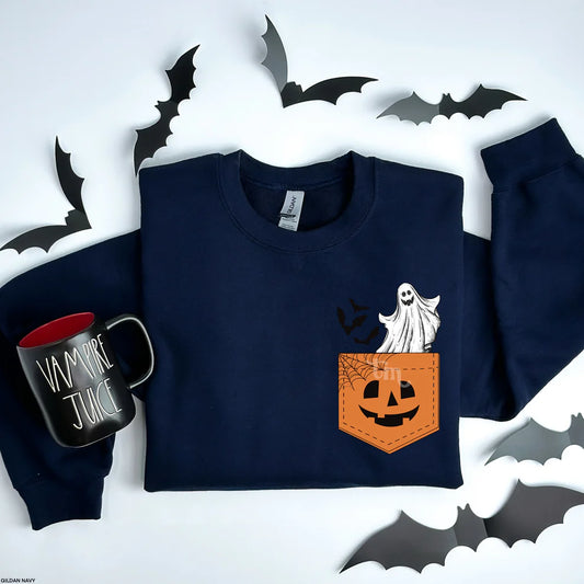 Comfort Colors Ghost in the Pocket Sweatshirt