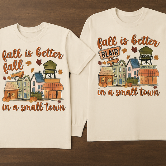Fall is Better in a Small Town Tee